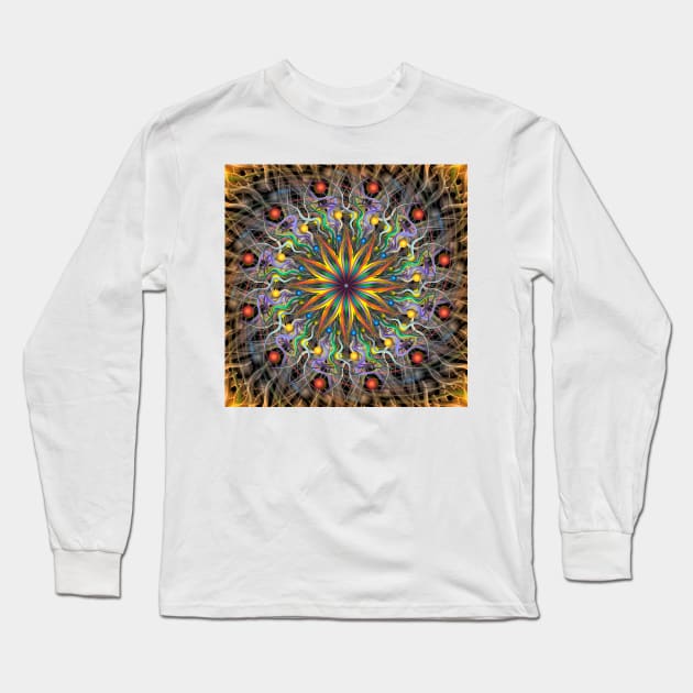 Reverse Cosmosis Long Sleeve T-Shirt by becky-titus